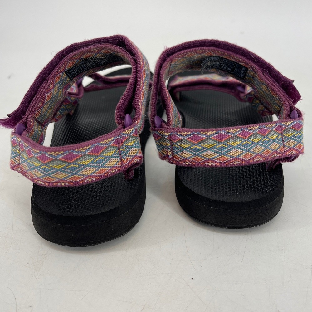 Teva Original Universal Sandals Womens Size 8 Purple Multi Excellent Strappy - Picture 3 of 7